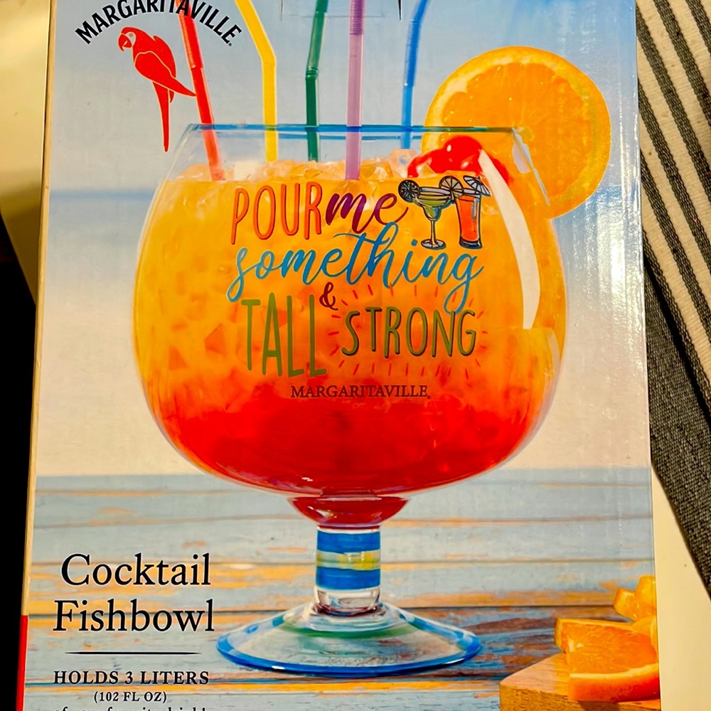 Margaritaville cocktail fishbowl